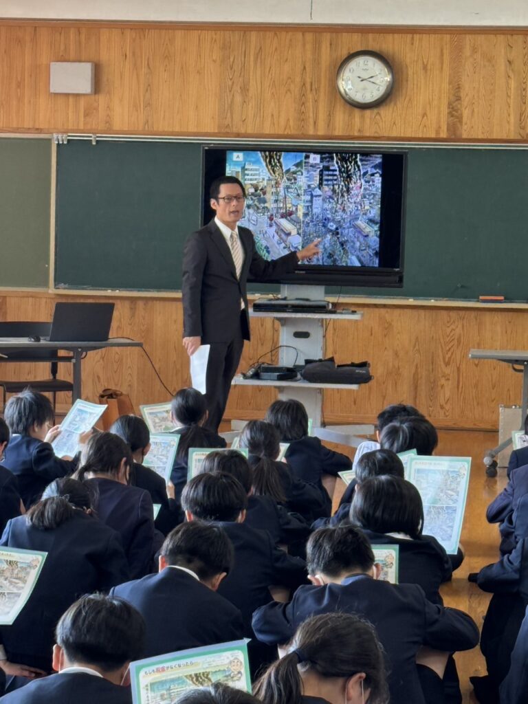 長坂台小学校で租税教室を開催しました